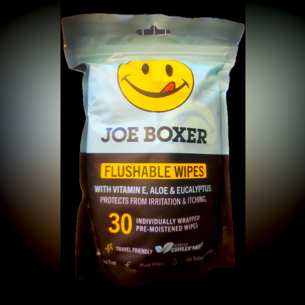 Joe Boxer Scented Flushable Wipes - 30ct